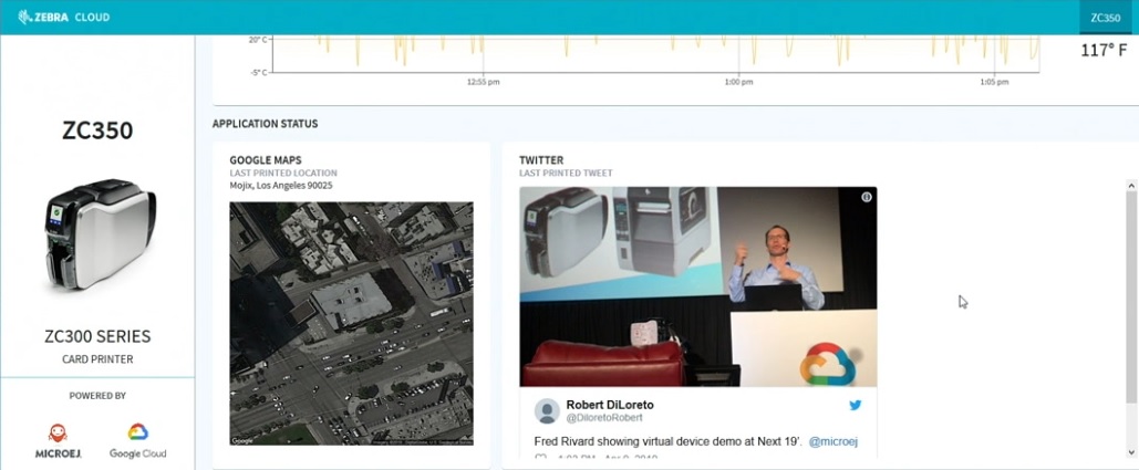Zebra Technologies Printers - Analytics from Google Cloud Platform