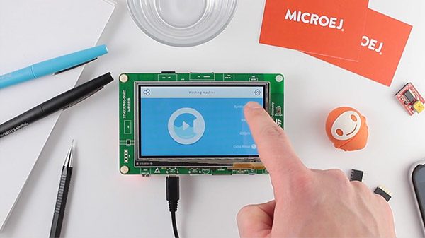 Washing Machine GUI Demo on the STM32F746G Discovery Board
