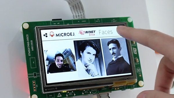[DEMO] Face recognition GUI application on STM32F746G-DISCO board