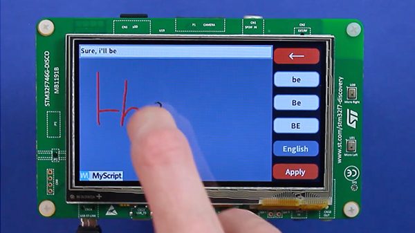 MyScript collaborated with MicroEJ to Offer its Services to the Embedded World
