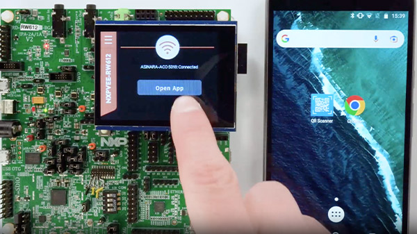 IoT Connectivity Demo on the NXP RW612 MCU Powered-by MicroEJ