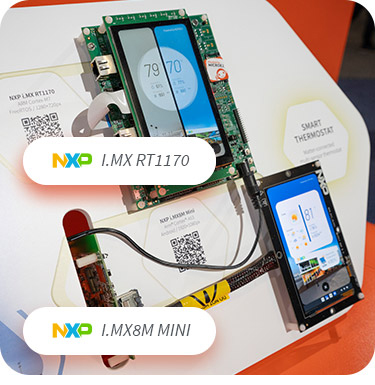 NXP i.MX RT1170 and i.MX8M Mini